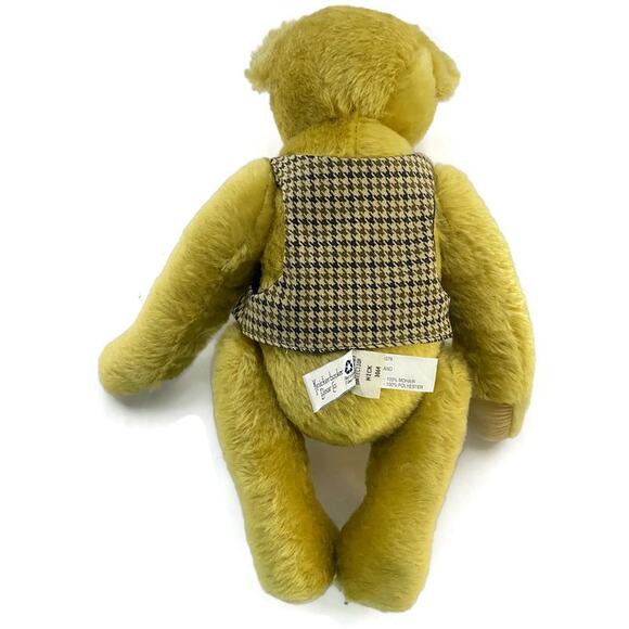 Knickerbocker Bears Teddy Bear Plush With Bear Care Guide, Brush and Bag 15" - Picture 2 of 13